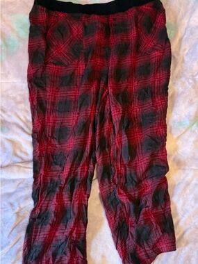 torrid Red & Black Plaid Flannel Pajama Pants